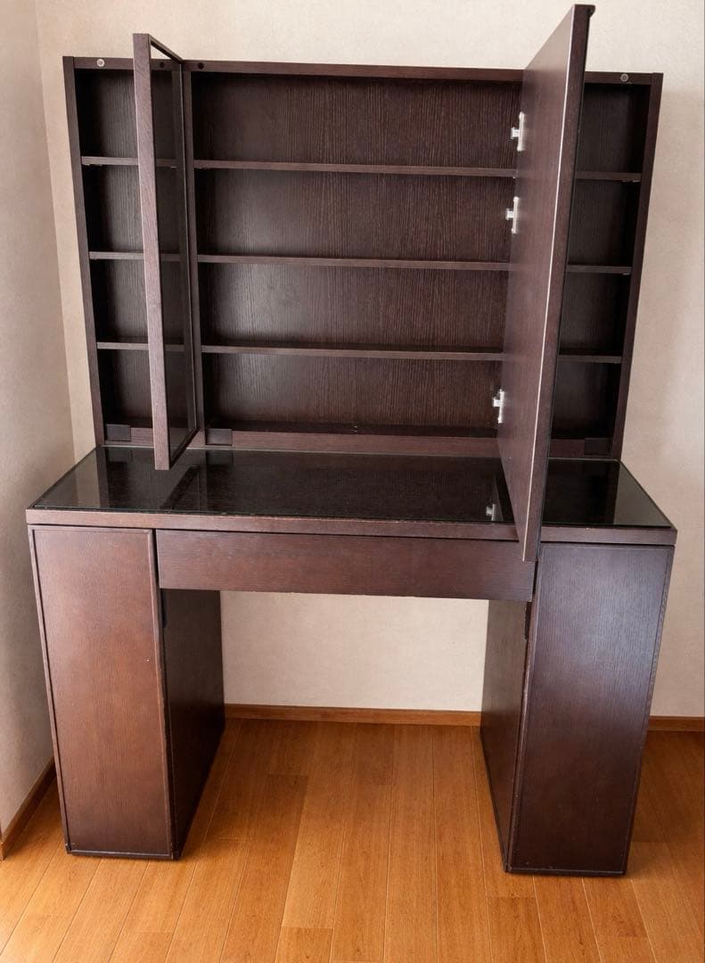 ACTUS アクタス 三面鏡 ドレッサー オーク