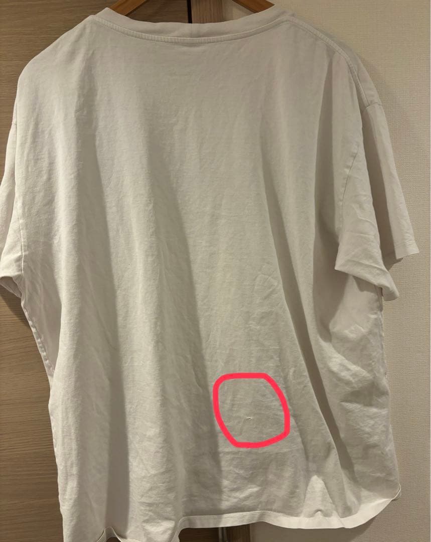 CELINE ロゴ Tシャツ ホワイト Lサイズ