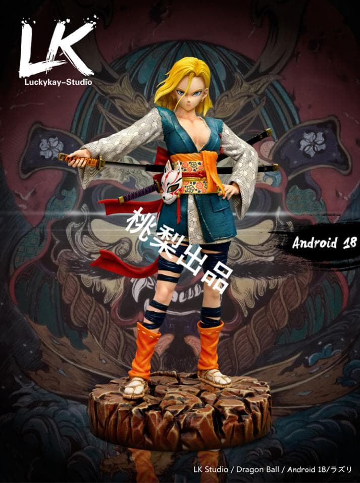 新品未開封『ドラコンボール』LK　人造人間18号 ガレージキット スタチュー