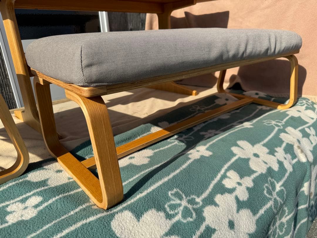 奈良発 無印良品 リビングでもダイニングでもつかえるベンチとテーブル ３点セット