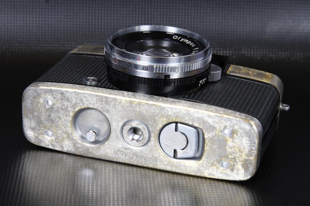 OH済 OLYMPUS PEN D F1.9 露出計OK 真鍮調カスタム