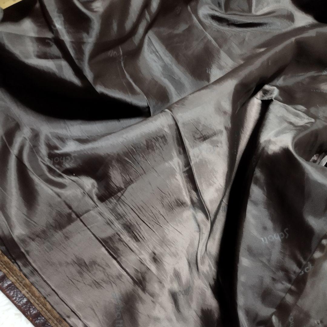 ライナー欠品　ダメージ多　Schott シングルライダース ATV101 茶40