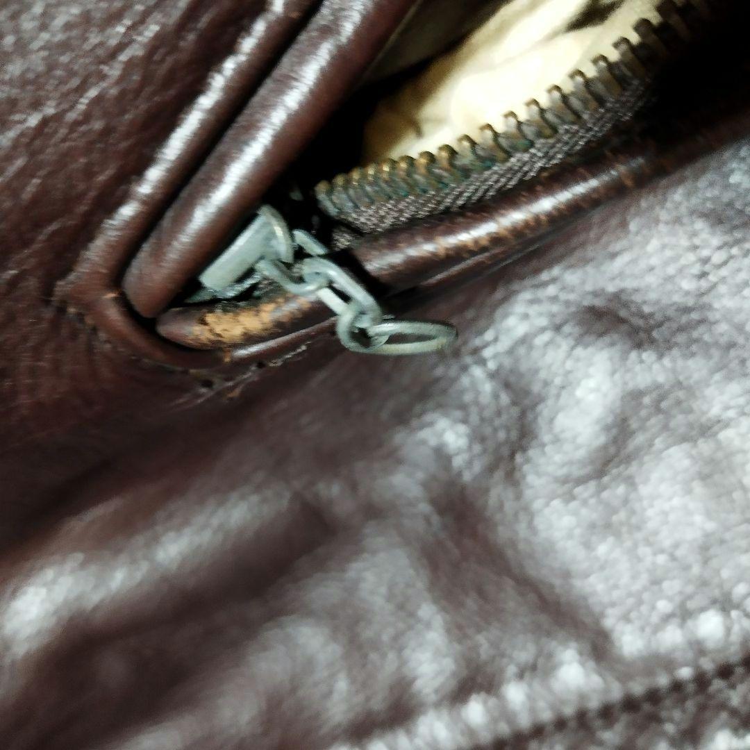 ライナー欠品　ダメージ多　Schott シングルライダース ATV101 茶40