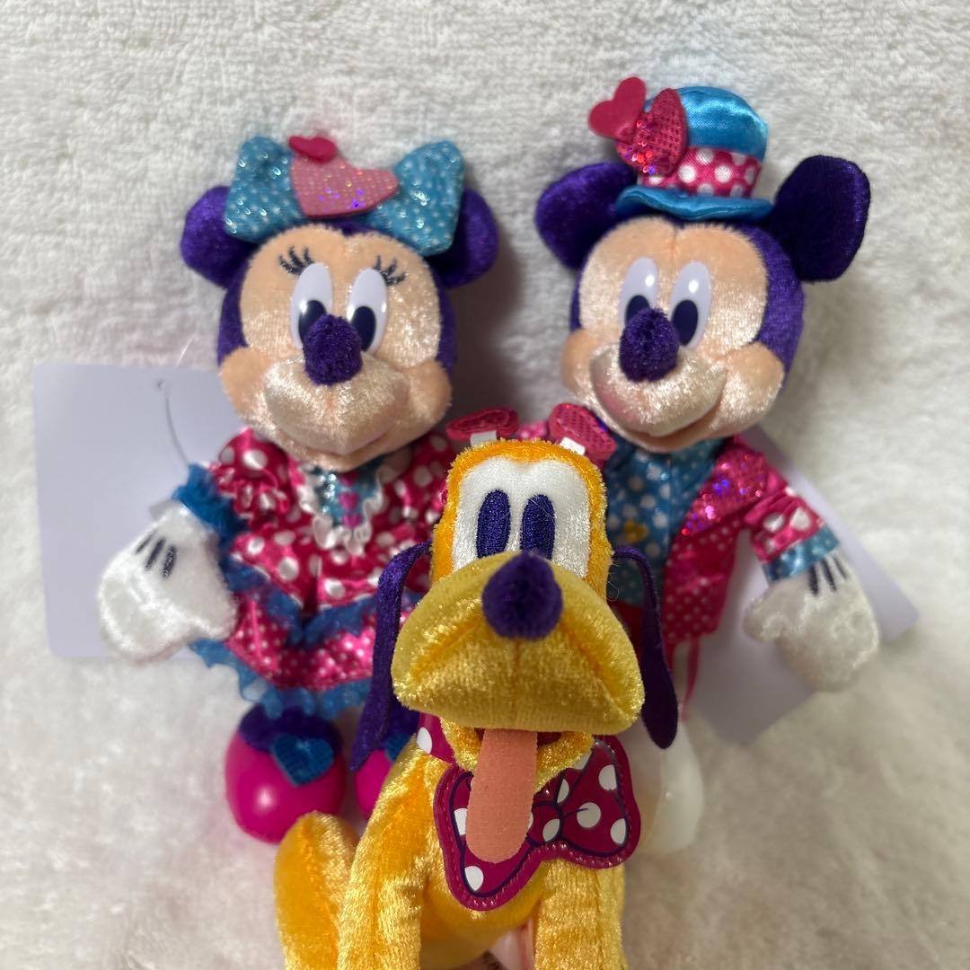 ディズニー　ミニー　パルパルーザ　ファンダーランド　ぬいぐるみバッジ