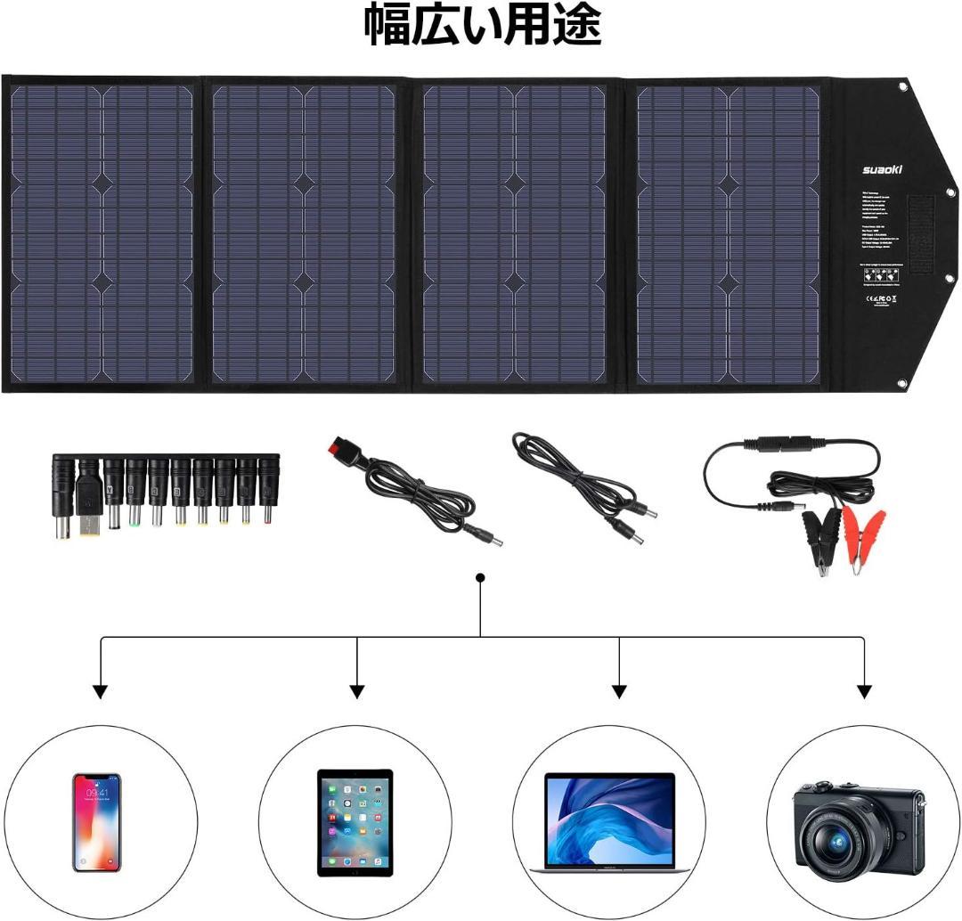 【完動品】suaoki（スアオキ）ソーラーパネル SCB-100