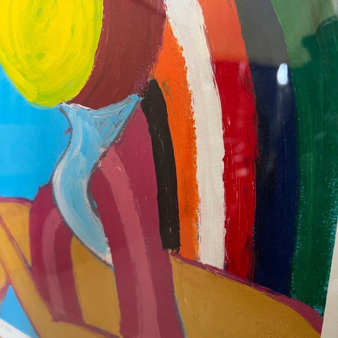 限定600部 深見東州 エジプトの月神トト 絵画 リトグラフ 額装 直筆サイン