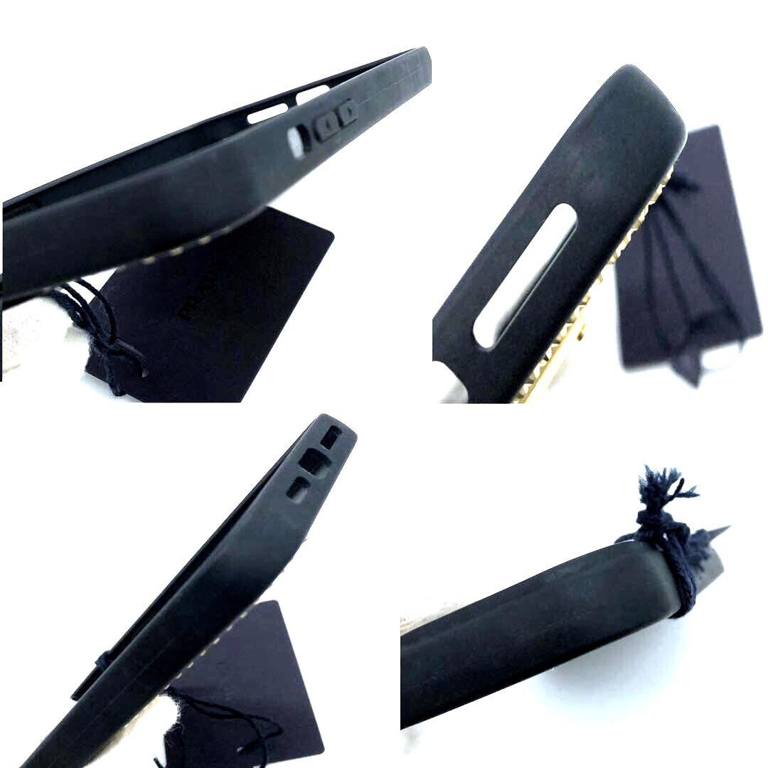 プラダ PRADA iPhone13 pro maxケース ゴールドスパンコール