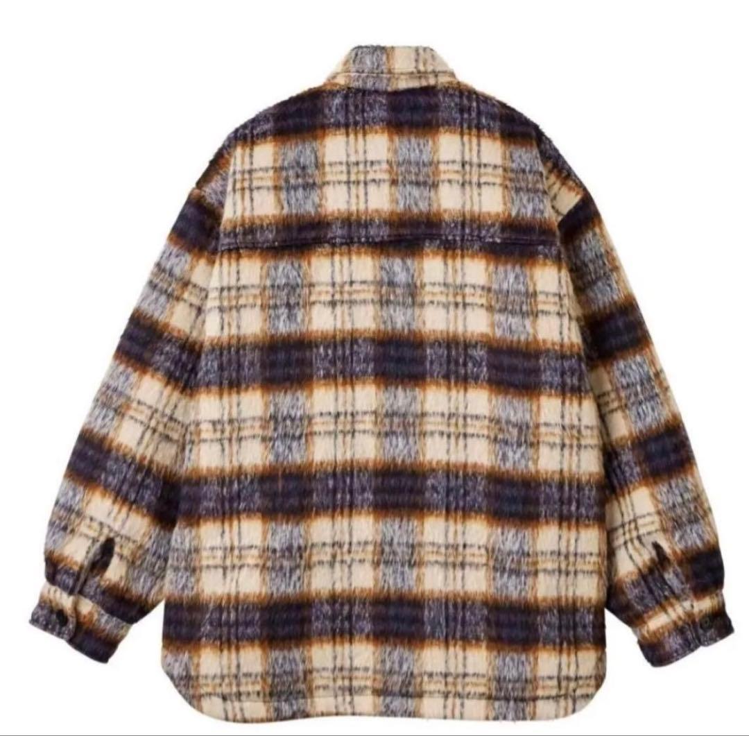 Naptime. チェック中綿ジャケット IVORY 【M】