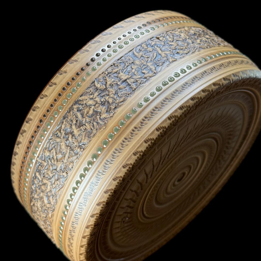 北川宏幸　陶房 弥三郎　焼〆蓋物　茶道具