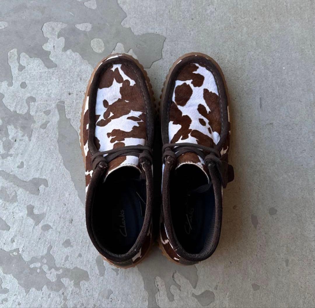 Clarks Torhill Wallabee Cow 26.5 ハラコ柄
