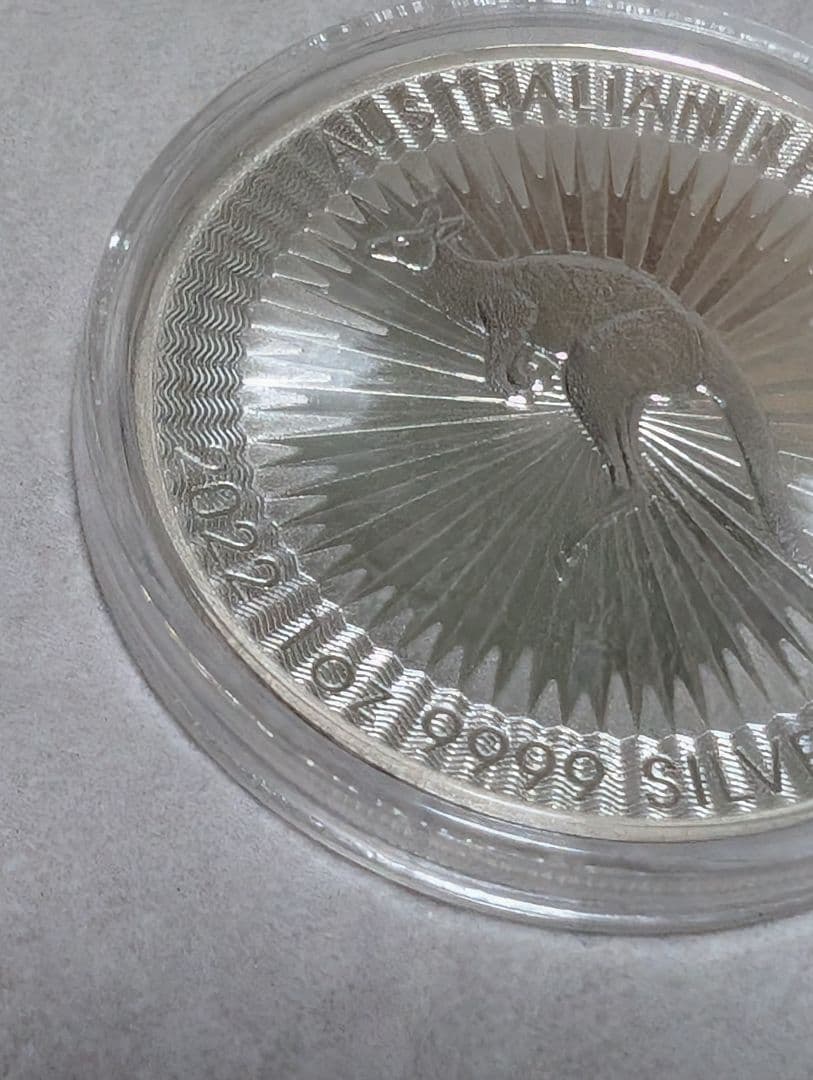 2022年 オーストラリアカンガルー銀貨　1オンス