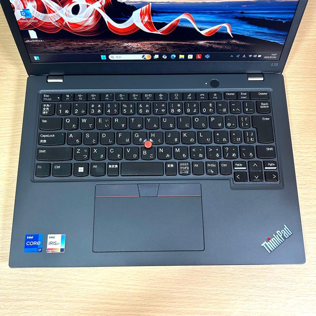 Windowsノート本体 Lenovo ThinkPad L13 Gen4 i7 512GB 16GB