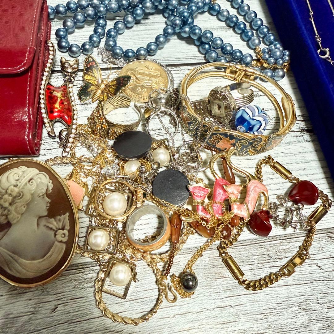 K*6様 アクセサリー　まとめ売り　セット　指輪　ネックレス　ブローチ　生前整理