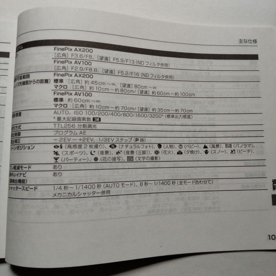 FUJIFILM FinePix AX200 コンデジカメ SD付 USED