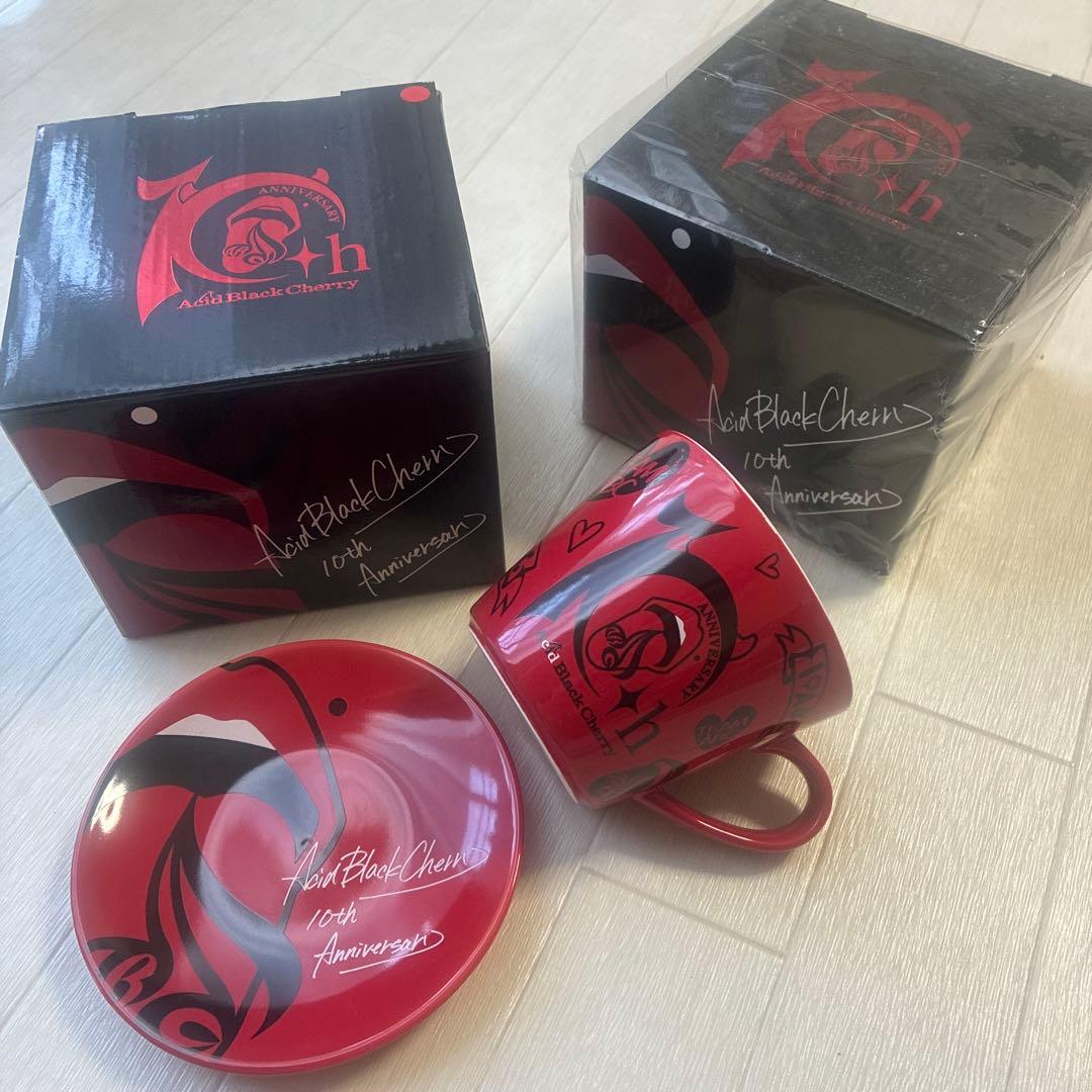 Acid Black Cherry 10周年記念 マグカップ 赤・黒セット
