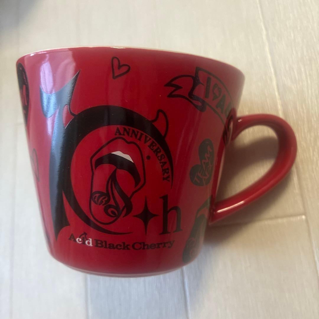Acid Black Cherry 10周年記念 マグカップ 赤・黒セット