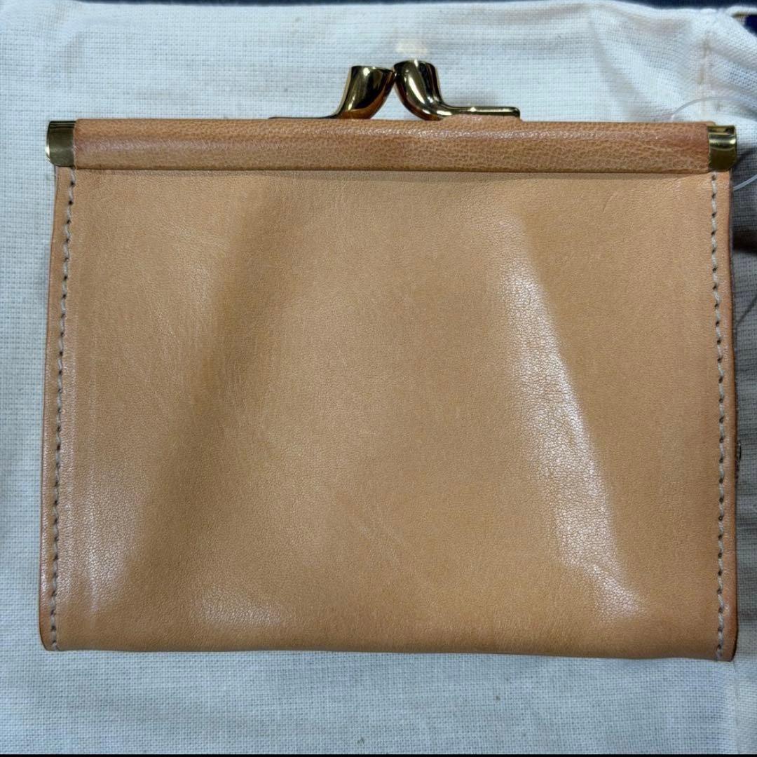 IL BISONTE ベージュ 二つ折り財布
