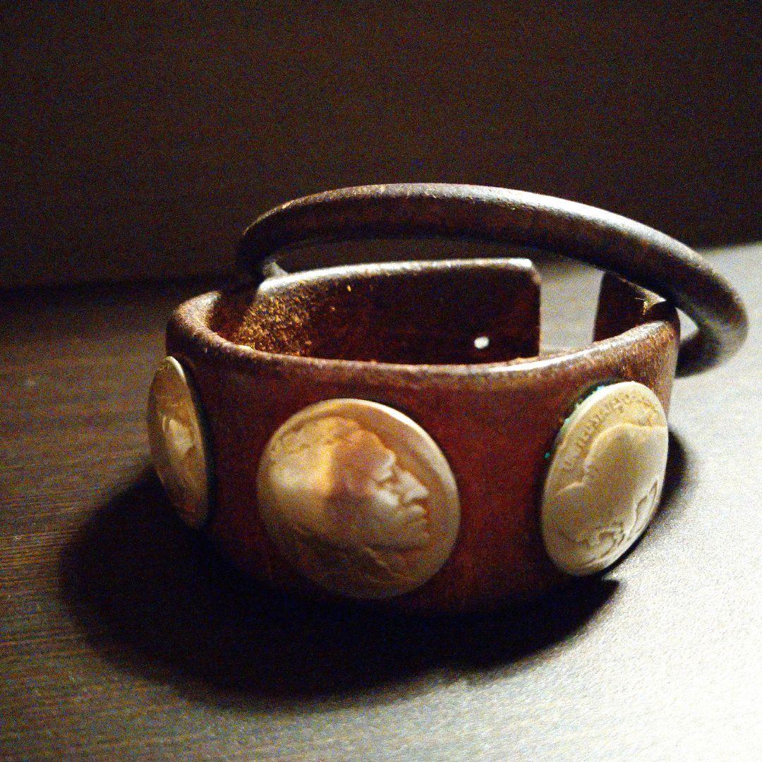 ゴローズ レザーコンチョブレス 革ブレス