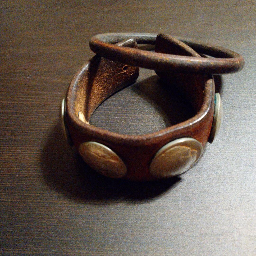 ゴローズ レザーコンチョブレス 革ブレス