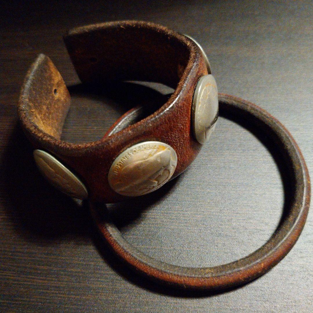 ゴローズ レザーコンチョブレス 革ブレス