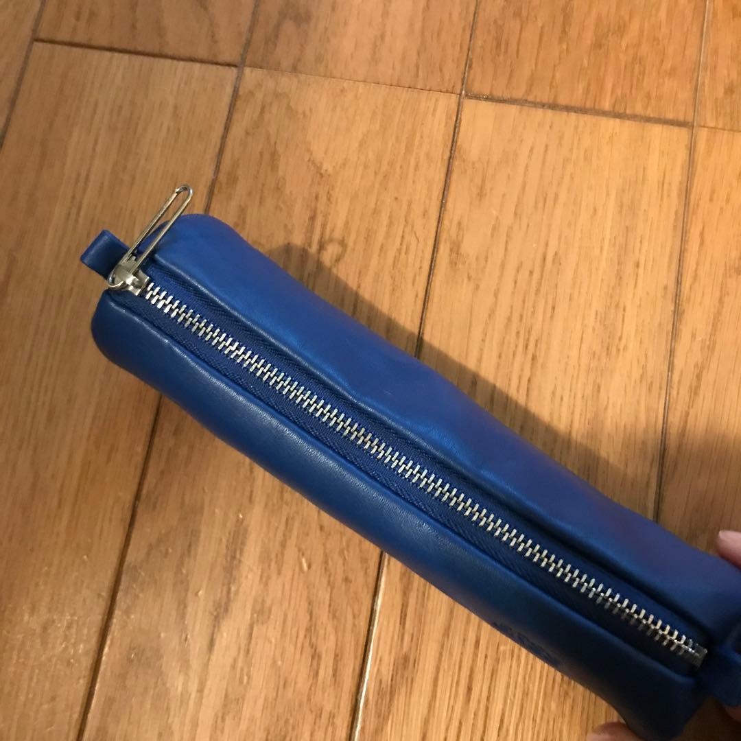 BREE ブリー　ペンケース　筆入れ　革製　筒型