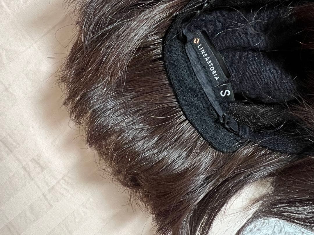 天使のマニッシュショート人毛ミックスウィッグ