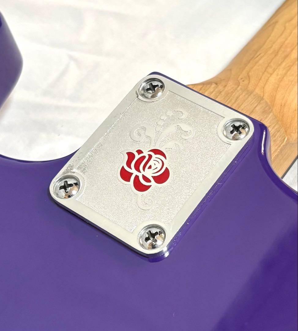【新品弦張替済】Gypsy Rose ストラトキャスター パープル