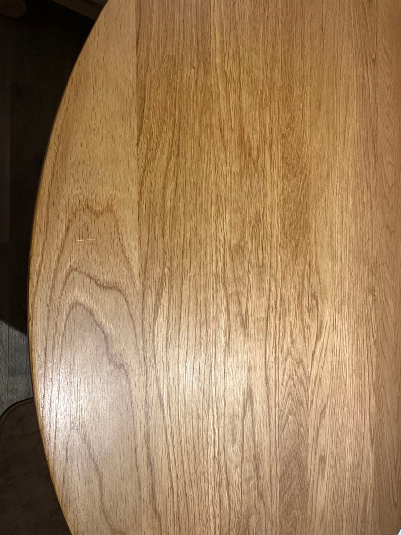 大塚家具　木製円形ダイニングテーブル