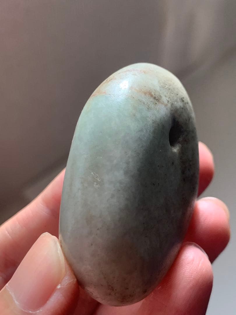 縄文時代後期　糸魚川翡翠大珠　出土　超特大　翡翠勾玉　根付　古墳　石器　勾玉