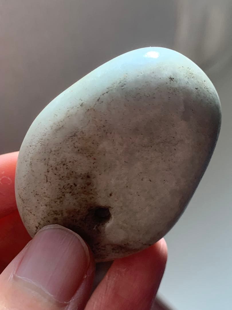 縄文時代後期　糸魚川翡翠大珠　出土　超特大　翡翠勾玉　根付　古墳　石器　勾玉