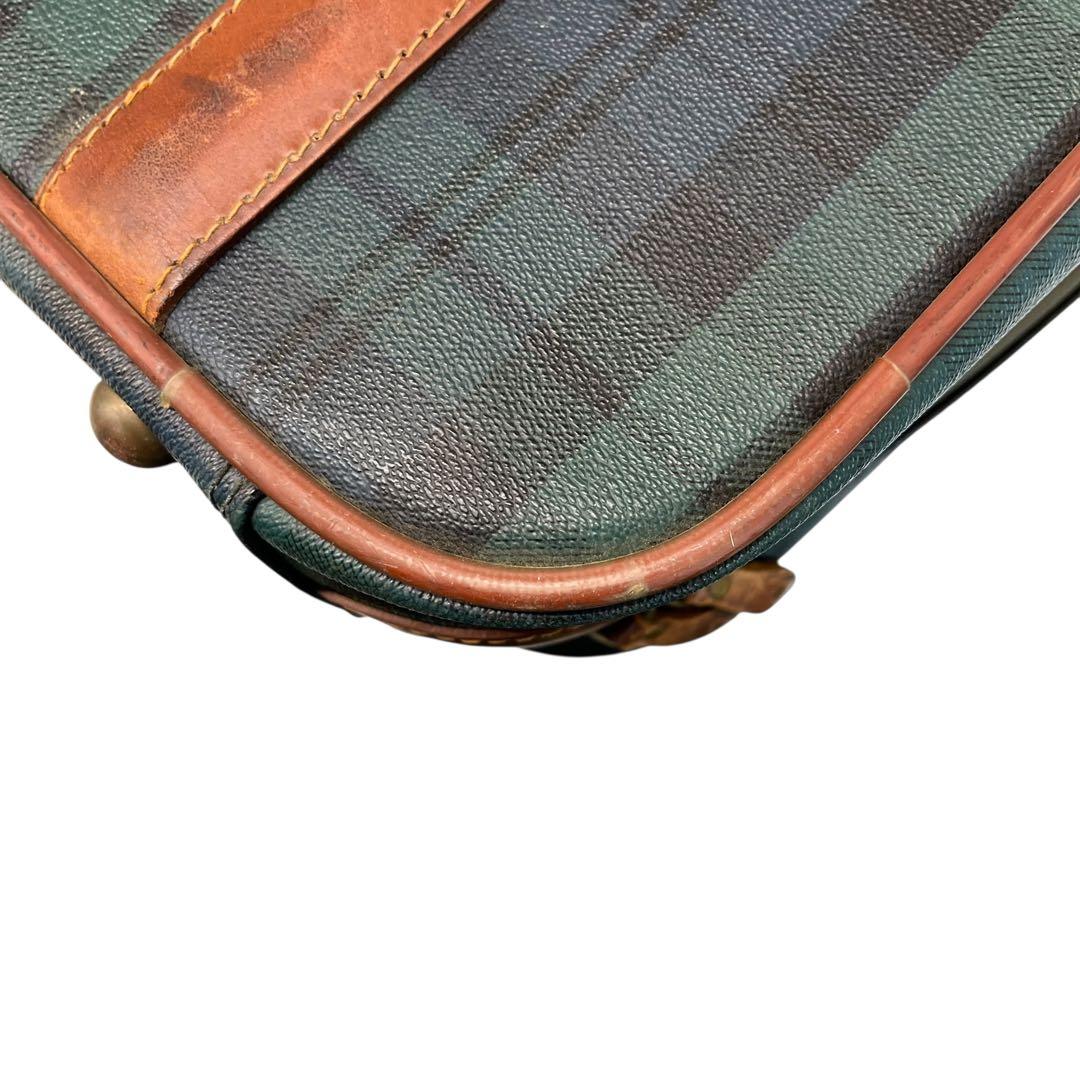 【希少】ラルフローレン トラベルバッグ ブラックウォッチ PVC レザー 大容量