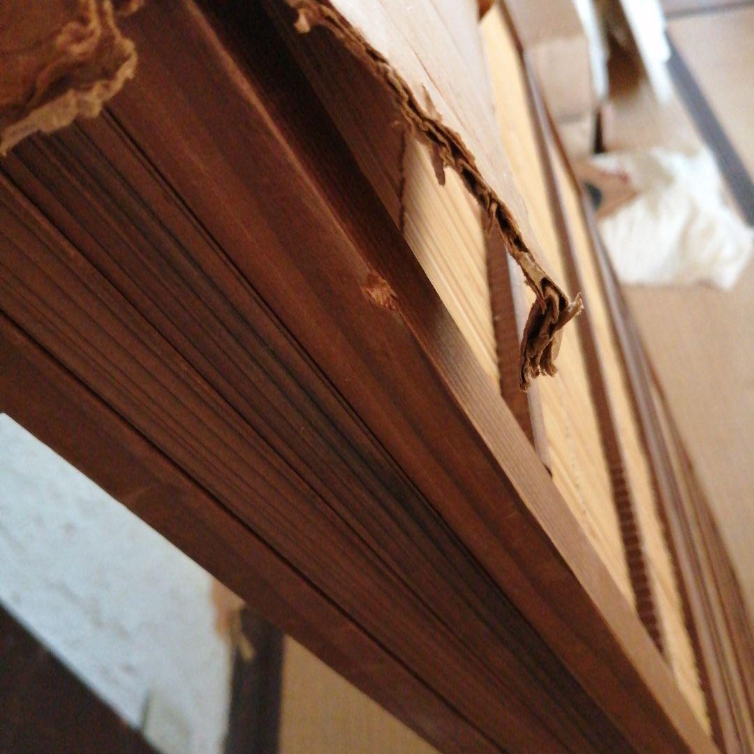 神代杉御簾屏風　121cm　桜紋