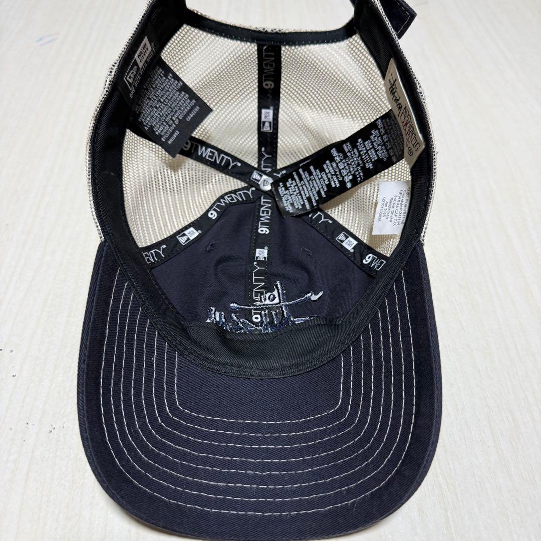 STUSSY NEWERA メッシュキャップ