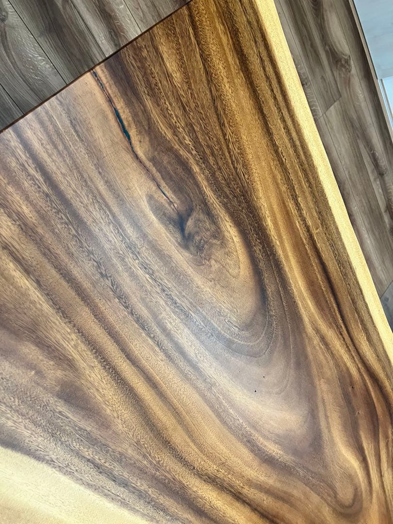 た*い様 モンキーポッド一枚板 PCデスク、ダイニングテーブル用