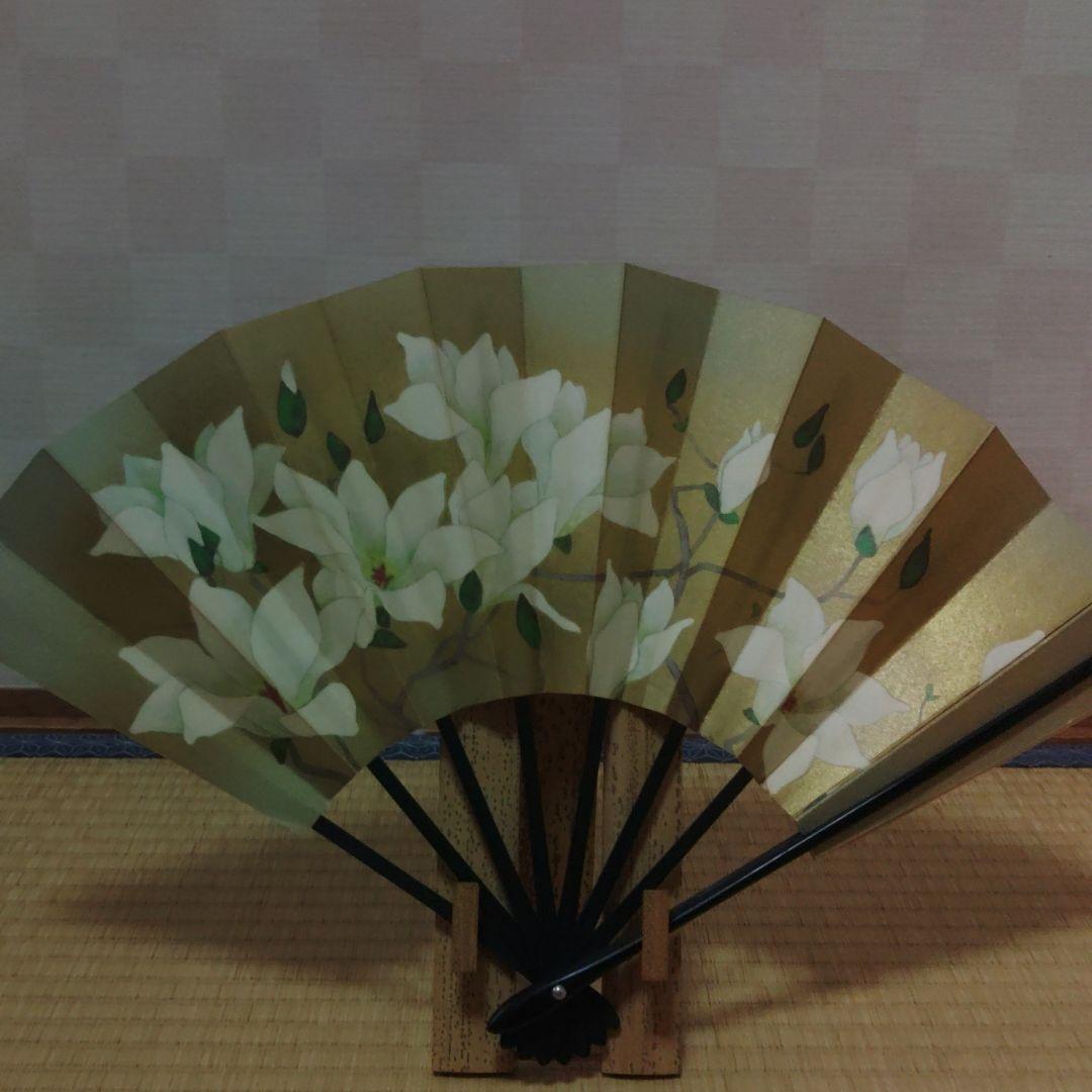 飾り扇子　花暦　東笙蒼作