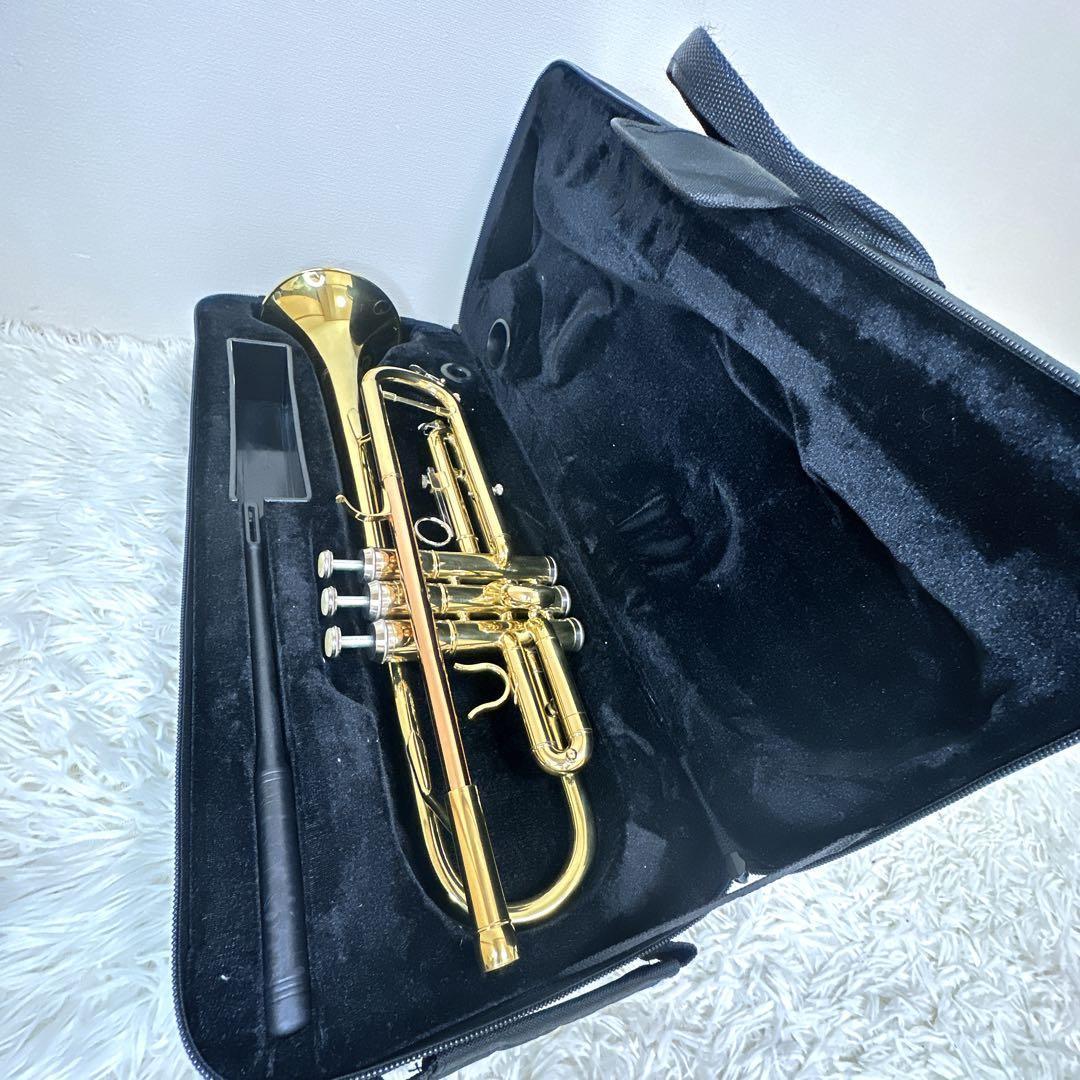 ソレイユ Soleil トランペット ゴールド マウスピースセミハードケース付き