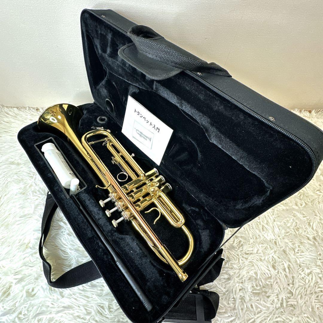 ソレイユ Soleil トランペット ゴールド マウスピースセミハードケース付き