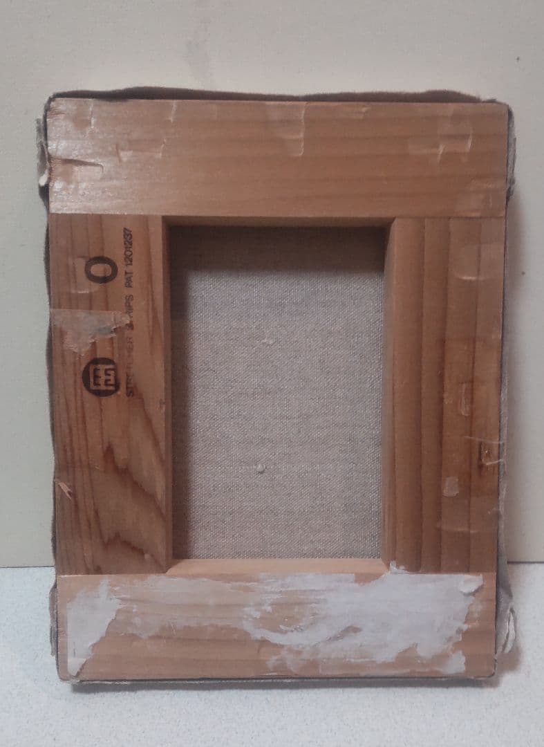 富谷一明 油彩画（２頭の馬）0号サイズ