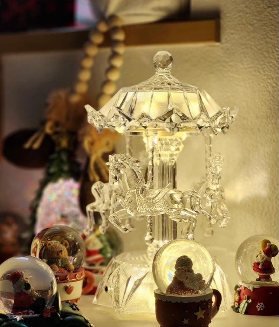 601245 在庫処分　メリーゴーランド　南貿易 アクリル製