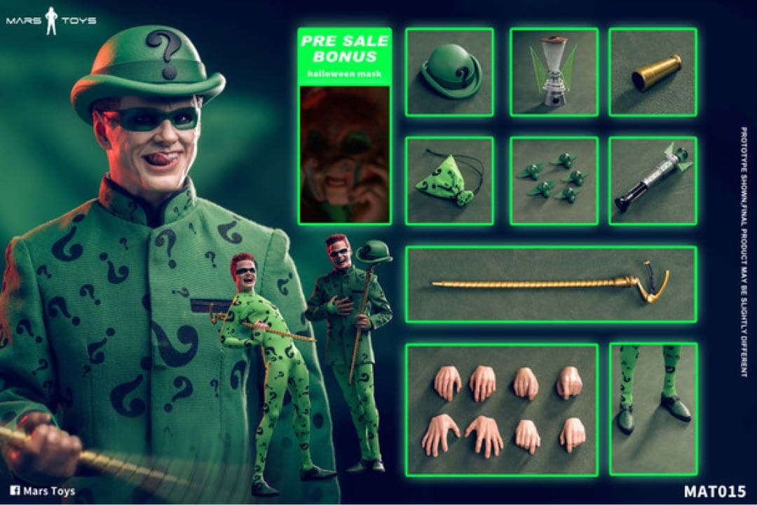 【新品未開封】Mars Toys バットマン・リドラー 1/6フィギュア