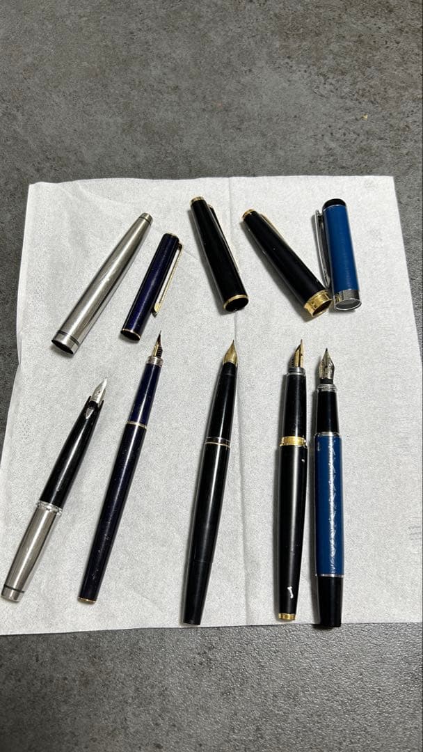 万年筆ペン先 18K1つ、14K 2つと18kwg１つ、