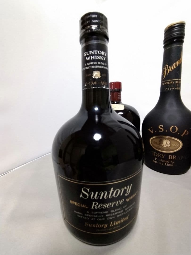 SUNTORY  OLD V.S.O.P等 ウイスキー ブランデー 4本 未開栓