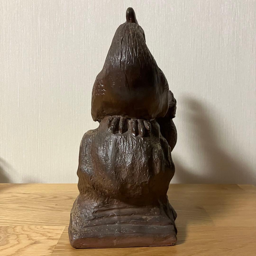 備前焼　鶏　酉　縁起物　置物