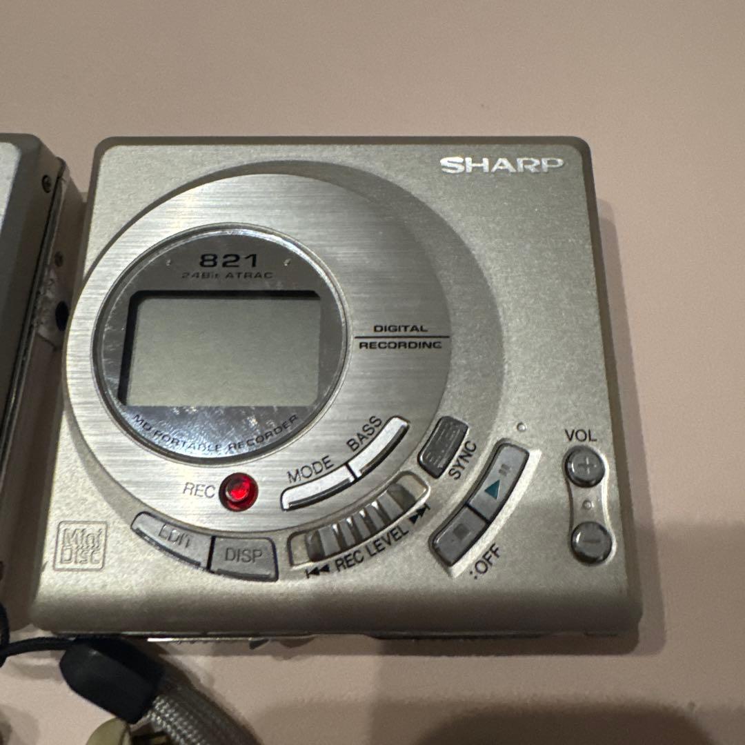 SHARP ポータブルレコーダ MD-MT821-S MT821-A まとめ6台