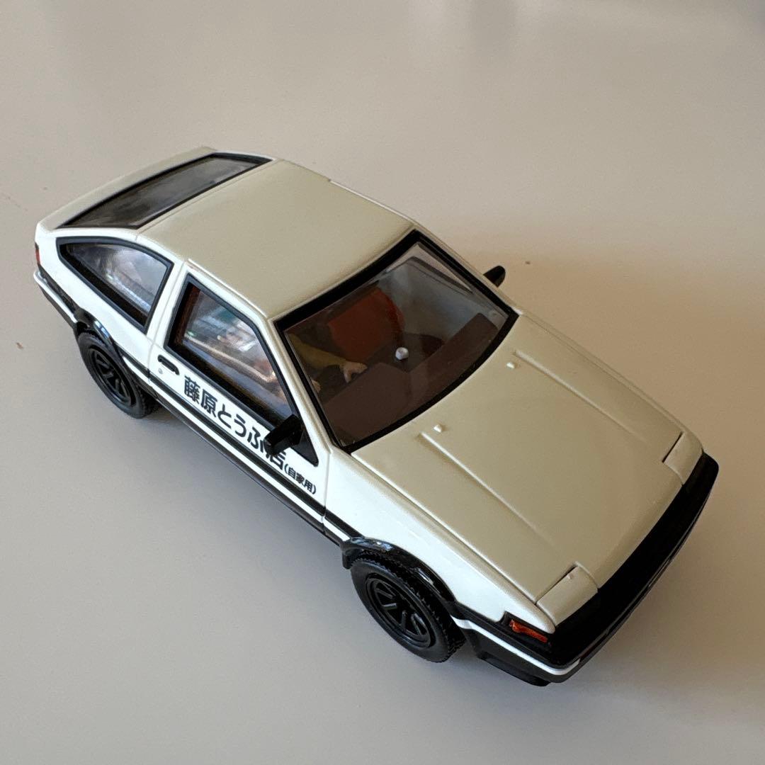 頭文字D 藤原とうふ店　プロジェクトD トヨタ AE86 ミニカー 2台セット