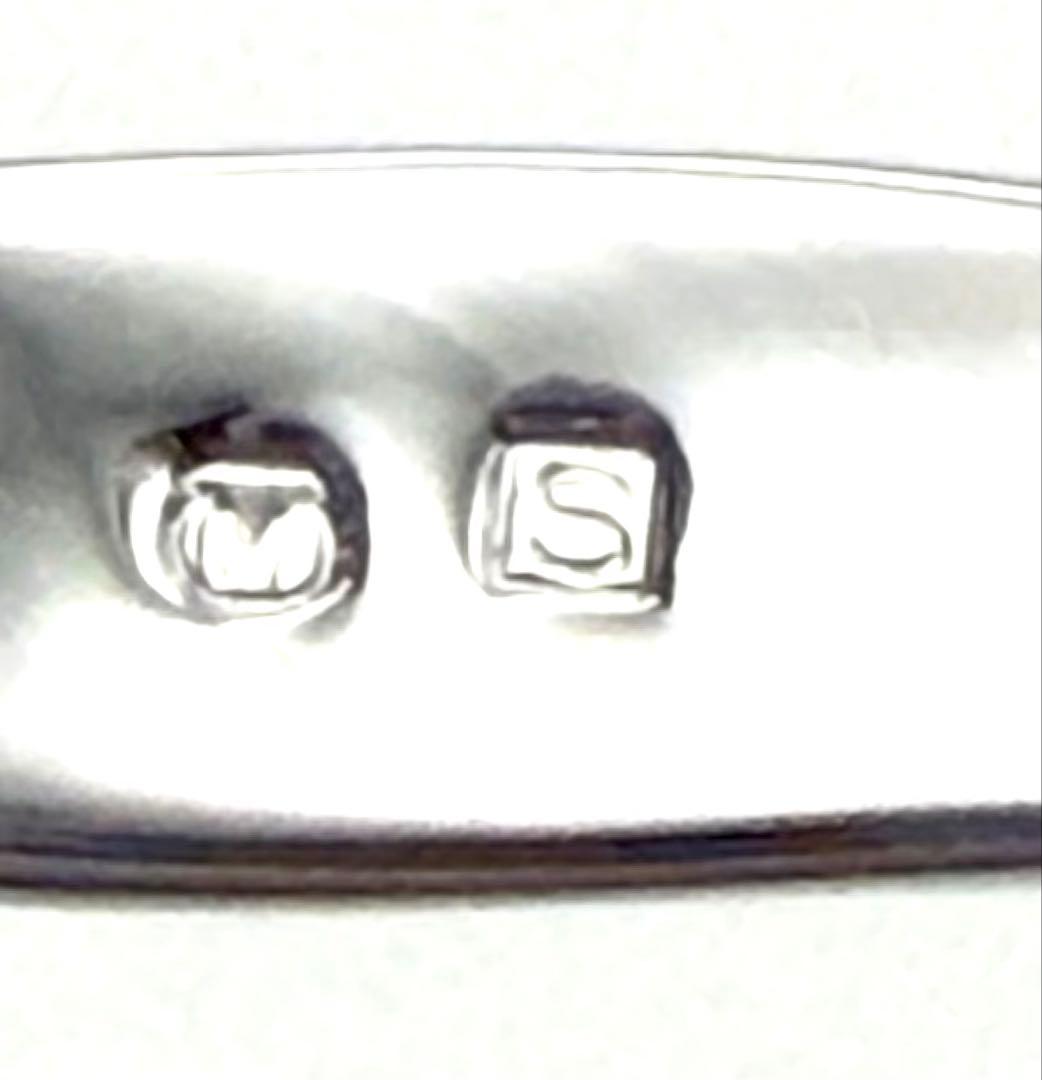 【極美品】 ミキモト シルバー リボンモチーフ ブローチ 箱付き