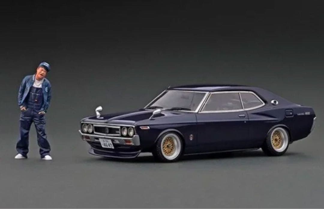 イグニッションモデル　1/18ローレル2000SGX 佐田フィギュア付き