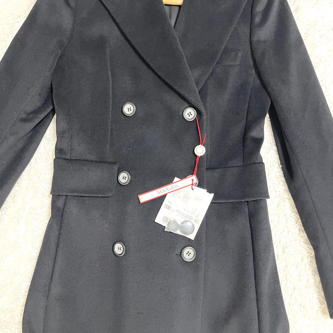 新品タグ付✨マックスアンドコー MAX&CO. ロングコート アンゴラ ダブル