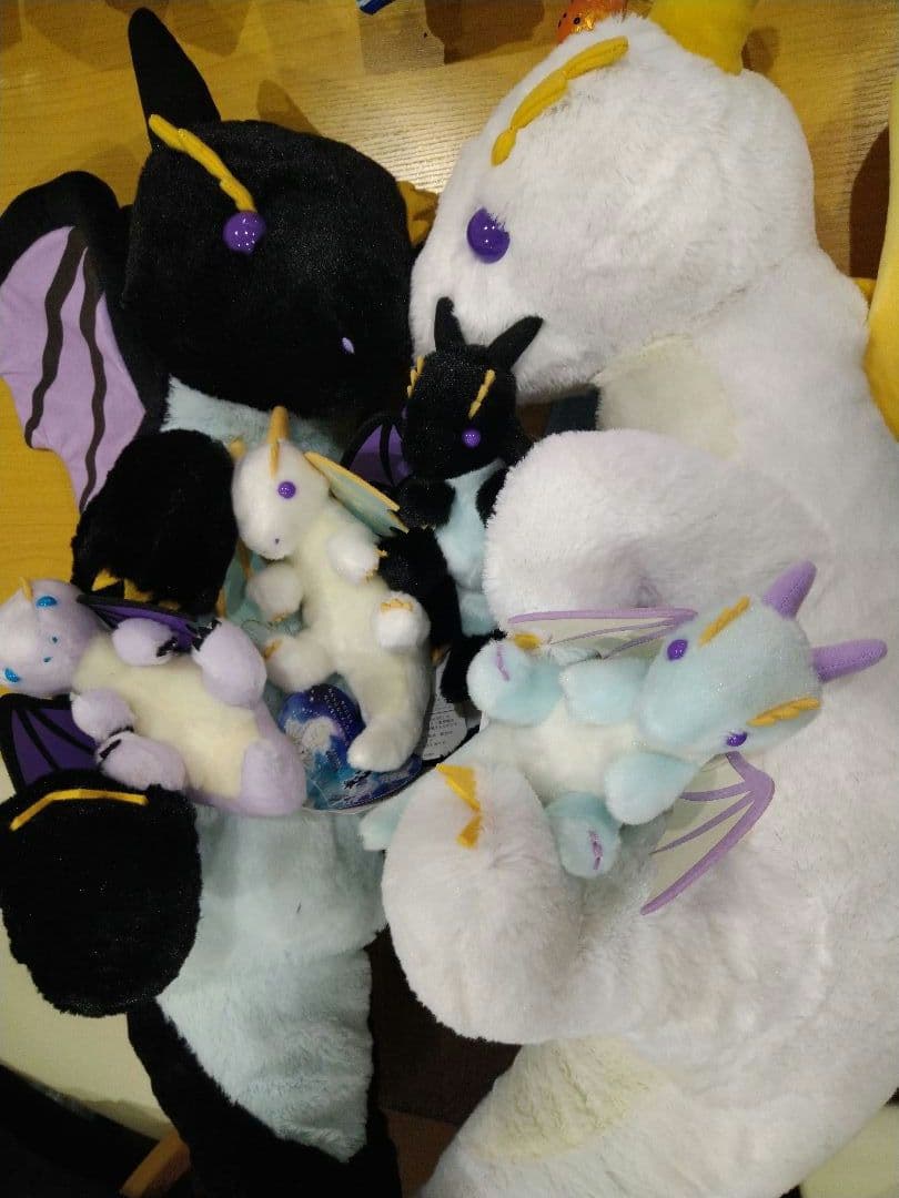 ドラゴンのひゅルルン　６体セット　ウルトラBIGぬいぐるみ他