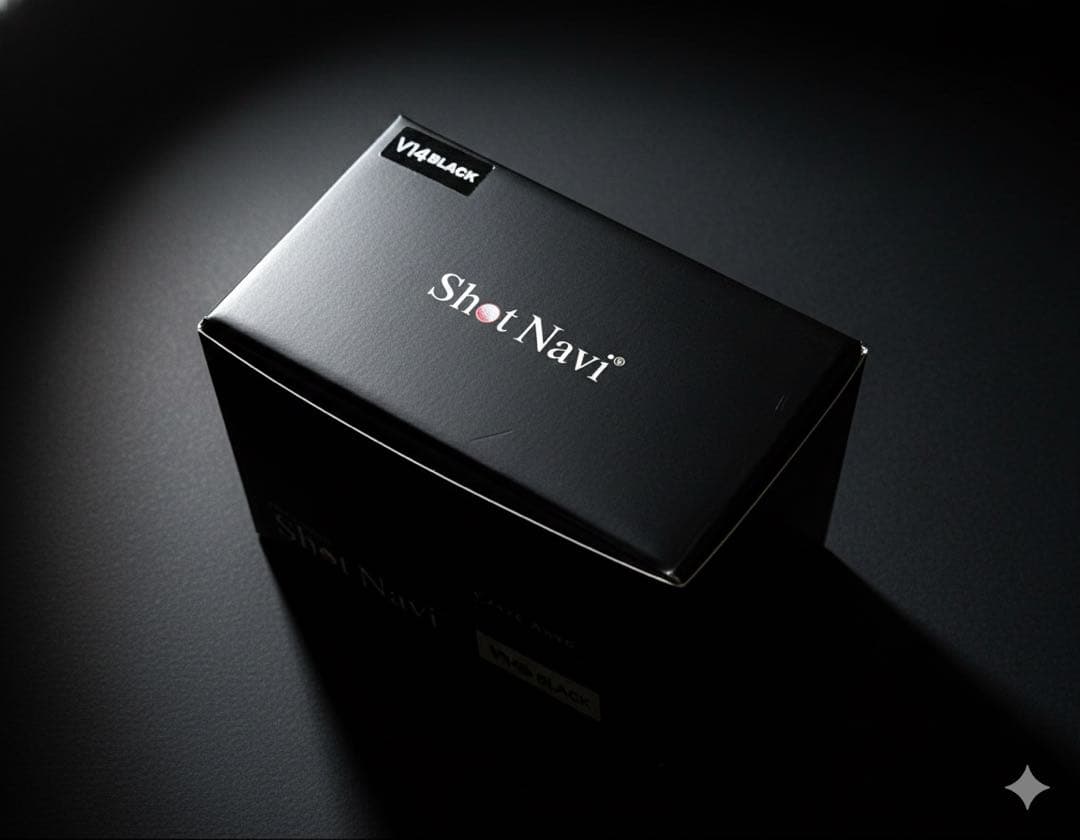 Shot Navi VELLIX V14ブラックGPSゴルフウォッチ 最新